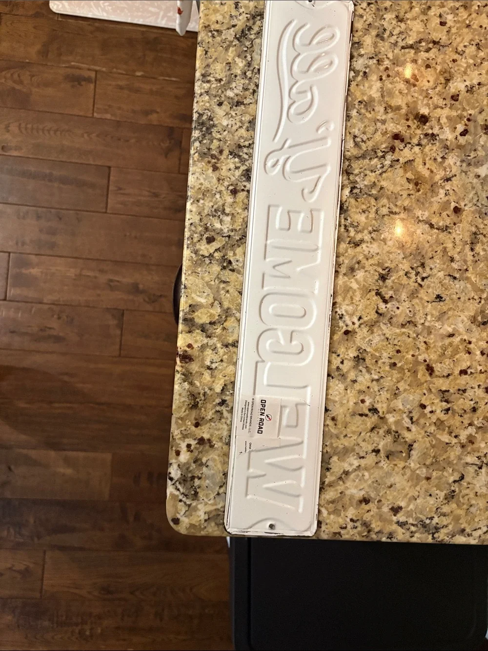 Welcome Y'all Wall Sign - Brown and Cream Home Accent